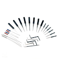 Pikkukuva 11 / 11: Lukkosepän Extractor Tools Kit Broken Key Remove Tool Set with Tension Wrench Tools  for Family,Home Life Helper