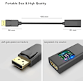 Miniatyrbild 6 av 7: Display Port DP To HDMI Adapter Kabel Omvandlare