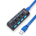 Pikkukuva 3 / 11: USB keskitin 3.0 keskitin USB 3 USB 2.0 usb USB jakaja virta sovitin 4/7 portti useita laajennus 2.0 kytkimellä