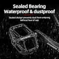 Miniatyrbilde 5 av 7: Sykkel pedaler sykkel Ultralight seal lager sykling nylon vei bmx mtb pedaler