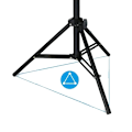 Miniatyrbilde 5 av 7: 110 cm universal bærbar brakett for magcubic HY300 pro projektor stativ stativ feste