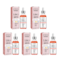 Miniatyrbillede 1 af 9: 5 In 1 Ansigtsbehandling Serum Fade Fine Linjer Opstrammende Skin Shrink Porer Fugtgivende Ansigt Serum