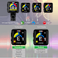 Miniatyrbild 2 av 5: Uppladdningsbar Clip-on gitarr tuner färg skärm med inbyggt batteri USB kabel för kromatisk gitarr bas ukulele