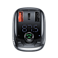 Miniatyrbillede 1 af 7: FM sender bil hurtig oplader til telefon bluetooth 5.0 bil kit lyd mp3 afspiller