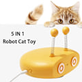 Miniatyrbild 2 av 8: 5i1 Katt Interaktiva Leksaker Roliga Husdjur Katt Teasing Robot Laser Leksaker Automatisk Styrning Gående Katt pinnar Vår Ball Fågelljud