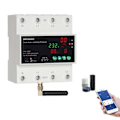 Miniatyrbillede 1 af 5: Tuya WiFi Tre Phase 4P 100A Auto-genlukkende Over Under spænding beskytter