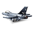 Miniatyrbild 2 av 5: Multifunktionell Fighter Pilot MOC Modell Byggnad Klossar Klossar Leksaker