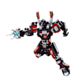 Miniatyrbillede 3 af 5: Super Robot Diablo Gipsy Danger Wanderer Hero Mech Figur Building Blocks