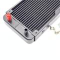 Miniatyrbild 4 av 4: 240 mm Aluminium Dator Kylare Vatten Kylare 18 Rör Rak Munn CPU Kylare Växlare
