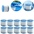 Pikkukuva 1 / 6: 10 kpl vaihto uima-allas suodatin Fit for Bestway Flowclear koko VI suodatin patruuna