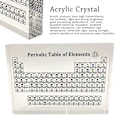 Miniatyrbillede 6 af 7: Periodisk Tabel med rigtige elementer 3D Transparent Periodisk Tabel Brev Dekoration Børn Undervisning Skole Display Kemisk Element