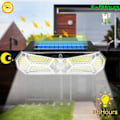 Miniatyrbillede 3 af 7: Sol Lys Udendørs Bevægelse Sensor 158LEDs IP65 Vandtæt Super Bright Solar Trådløs Væg Lampe