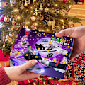 Miniatyrbild 4 av 6: Advent kalender  jul docka figur samling present box bästa present till barn jul