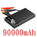 Miniatyrbilde 3 av 5: 1000A Bil Nød Strøm 90000mAh Bærbar Nødstarter Auto Bil Batteri Booster 12V Mini Starting Enhet