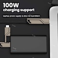 Miniatyrbillede 4 af 7: 2 meter 4 in 1 100W Hurtig Opladning USB Type C Til USB C / Lighting Kabel