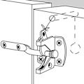Miniatyrbild 3 av 6: 2st Själv Låsning Grind Lås Automatisk Gravity Spak Staket Grind Lås