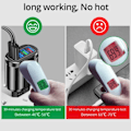 Miniatyrbillede 6 af 7: 3.1A 4 porte USB rejse oplader hurtig opladning QC 3.0 væg opladning