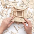 Miniatyrbillede 5 af 6: 3D Fem-etagers Pagode Træ Puslespil Spil Samling Konstruktør Legetøj