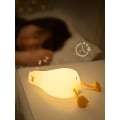 Miniatyrbillede 7 af 7: And Natlamper Led Nat Lys Ælling Genopladelig Lampe USB Tegnefilm Silicone