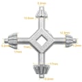 Miniatyrbild 4 av 5: Skiftnyckel Mini Universal Multifunktion Hand Drill Chuck