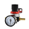 Miniatyrbillede 5 af 9: Mini luft tryk aflastning kontrol kompressor regulator behandling enheder ventil med måler  4MM-16MM fitting