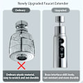 Miniatyrbild 6 av 6: Ny Kran Förlängare 360° Universal Rotation Förlängning Stänksäker Aerator 3 Modes Kök Sho Tillbehör Med Universal Adapter