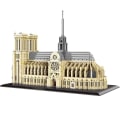 Miniatyrbilde 1 av 4: Mini Notre-Dame DE Paris Modell Bygningsblokker Kirke Arkitektur Tibet Potala Palace murstein Leker For Barn