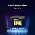 Miniatyrbillede 5 af 6: Indbygget musik Mini Kort Bil U Disk Pendrive USB Flash Memory Stick USB2.0 Short UDP Udisk Chip 64GB