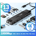 Pikkukuva 2 / 7: USB C keskitin Gigabit telakka VGA USB tyyppi C keskitin