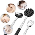 Miniatyrbild 2 av 11: 3 bitar Back Scratcher Teleskopisk Scratching Back Scratcher Massager Kit Scraper