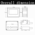 Miniatyrbild 2 av 7: 2 Axis Lcd Dro Svarv Fräs Maskin  Hög Precision  Linjär Elektronisk Magnetisk rutnät Linjal