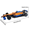 Pikkukuva 2 / 5: Tekninen Klassinen Formula F1 Kilpailu Auto Kaukosäädin Moc Bricks Rakennus Block Malli sarjat lelut lapsille