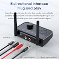 Miniatyrbillede 2 af 6: 2 In 1 Bluetooth 5.3 Audio Receiver Sender