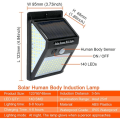 Miniatyrbillede 3 af 10: PIR Bevægelse Sensor Sollys kontrol Solar Energi Gade lampe Gard Sti Hjem Have Solar Strøm Induktion Væg Lys