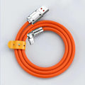 Miniatyrbillede 8 af 8: 120W 7A Hurtig Opladning USB Type C Kabel 180 Grader Rotation Albue Kabel