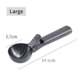 Miniatyrbillede 1 af 8: Is Scoops Rustfrit Stål Is Cream Graver Non-stick Frugt Is Kuglemager Husstand Vandmelon Is Ske Værktøj