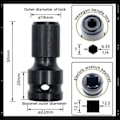 Miniatyrbild 2 av 7: Socket Omvandlare Adapter  Socket skiftnyckel