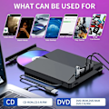 Pikkukuva 2 / 7: 7-in-1 USB 3.0 C-tyyppi ulkoinen DVD RW CD asema poltin lukija soitin