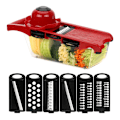 Miniatyrbild 1 av 7: Matlagning Verktyg Set Kök Pryl Grönsak Mandoline Skärare Multifunktions Rivjärn Frukt Skär 6 Klad Skärare