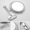 Miniatyrbillede 4 af 6: 8-tommer Makeup Mirror Chrome 10x Magnifying Double Side USB Mirrors