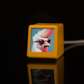 Miniatyrbillede 3 af 4: Lille Bærbar Smart Wifi Vejr Station Skærm Vejr Temperatur Fugtighed Tid Vækkeur Ur Desktop Dekoration