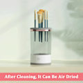 Miniatyrbilde 3 av 8: USB Elektrisk Sminke Brush Cleaner Portable 2 In 1 Sminke Børster Tørking Rack Lazy Cleaning Brush