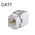 Miniatyrbillede 7 af 7: Afskærmet CAT8 Cat7 Cat6a Keystone Jack RJ45 Værktøjsmindre Type Zink Legering Modul Adapter Kobling