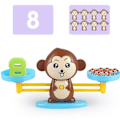 Pikkukuva 5 / 10: Apina Balance Vauva Montessori Opettavat Pelit  Numero lelu Oppimis lelut
