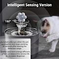 Miniatyrbillede 6 af 8: Kat vand fontæne auto filter usb elektrisk mute katte hund drikker skål recirkulerer filterring drikker til katte kæledyr vand dispenser