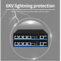 Miniatyrbild 5 av 6: 4 Port Web Managed 2,5Gps PoE Eller Ingen PoE Switch +1x10G SFP+1x10Gps RJ45 Uplink