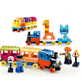 Miniatyrbillede 7 af 7: By Serie Big Size Variety tog  Figurer Bygge Klodse Sæt Kompatible Duploe Klodser Børne Legetøj