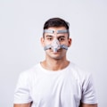 Miniatyrbilde 5 av 11: Nesemaske Med Hodeplagg Silisium Gel Puter For CPAP Maskin Søvn apné