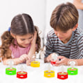 Miniatyrbilde 2 av 7: 10 stykker Skrivebord Basketball Skytemaskiner Finger Skyting Spill Leker for Barn Bursdag Fest Favør Skole Awards Gaver Fillers