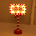 Miniatyrbilde 7 av 8: Jul gate skilt dekorativt lys tre juledag flerbruks energi sparing LED lys